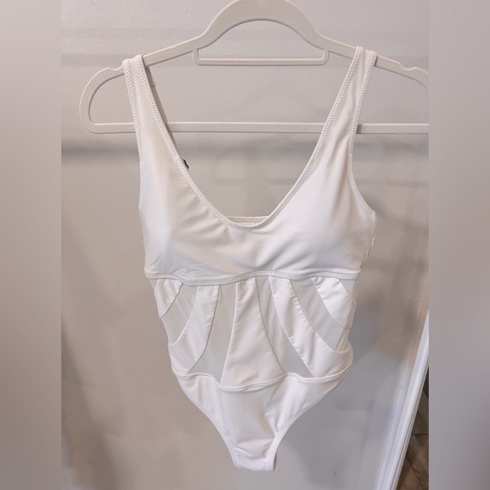 White One Piece Swimsuit